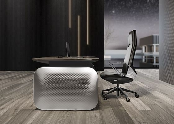 Altaes 2 Modern Executive Desk with Futuristic Aesthetic and W2880*D2240*H750-1150(mm) Dimensions