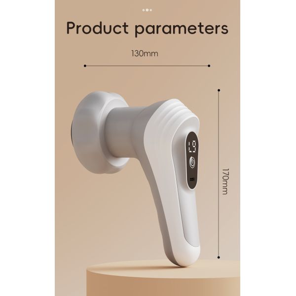 Wireless Vibration Massager with 9 Massage Modes, USB Rechargeable and Heating Function for Full Body Relaxation