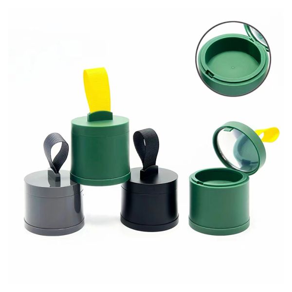 Wholesales 4G Plastic ABS Powder Case with Mirror and Sponge Puff for Headline Powder /Concealer