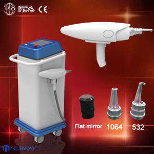 Latest professional Q switched Nd yg laser skin whitening tattoo removal machine