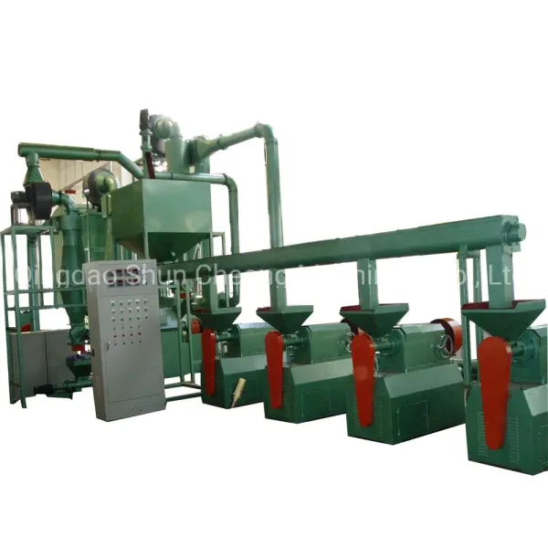 Large Capacity Fine Rubber Powder Pulverizer with 30-120 Mesh Output and Water-Cooling System