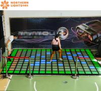 Ativar o Jogo Interativo Led Dance Floor Para Jogos de Equipa Pai-Filho