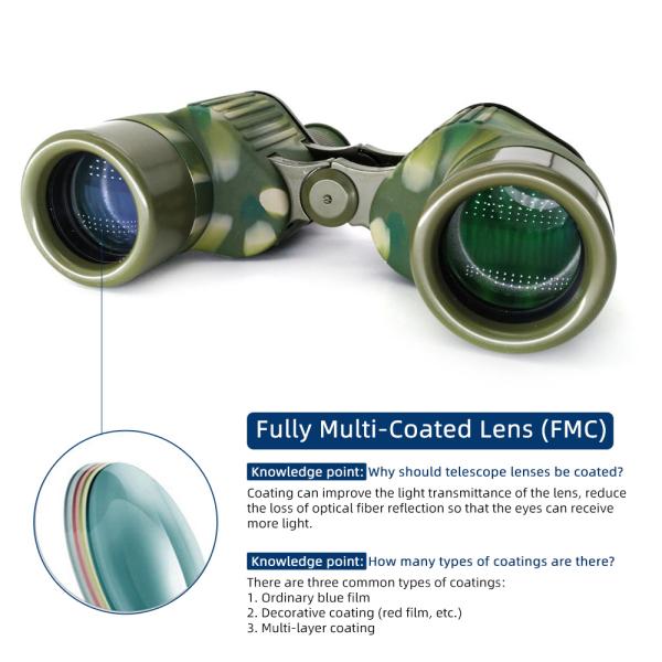 Adults Military Binoculars Waterproof Clear BAK4 Prism FMC Lens For Outdoor