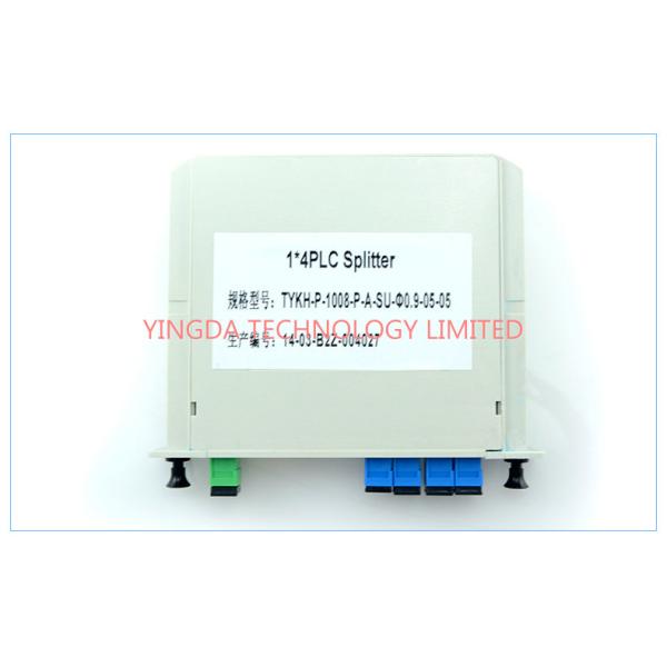 Splitter 1x4 в коробке LGX, G657A1 PLC EPON оптического волокна, волокно SMF-28e G652D Corning