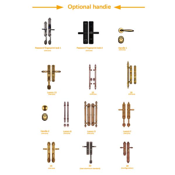 China Suppliers Luxury Front Security Exterior Doors Deep Embossing Double Leaf Panel Entry Front Steel Door for House with Smart Lock