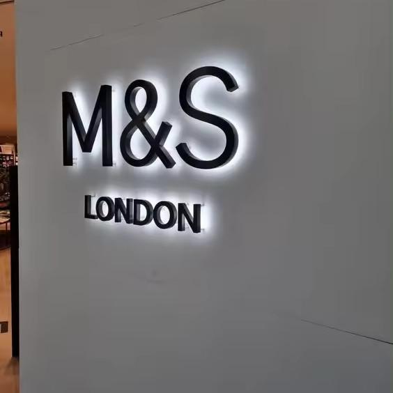 Durable LED Stainless Steel 3D Letters for Indoor and Outdoor Snow Back Light Signage