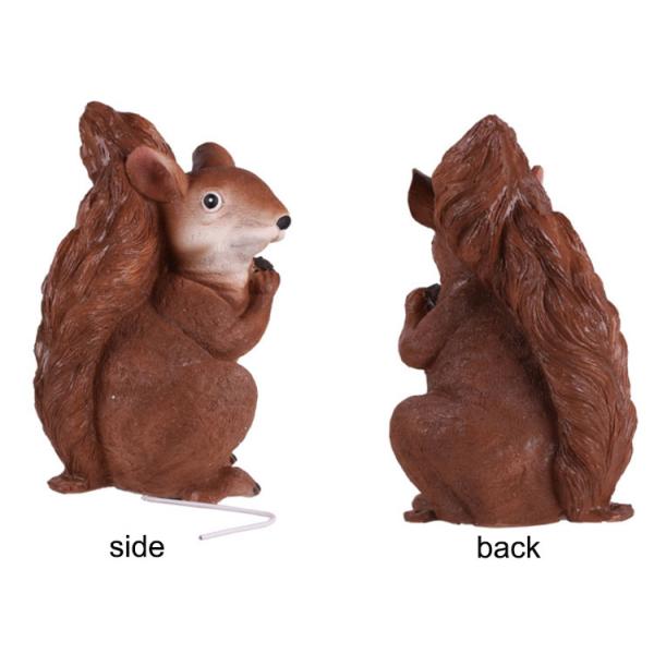 LED Squirrel Modeling Lights Resin Landscape Translucent Animal Outdoor Waterproof Park Landscape Lamp