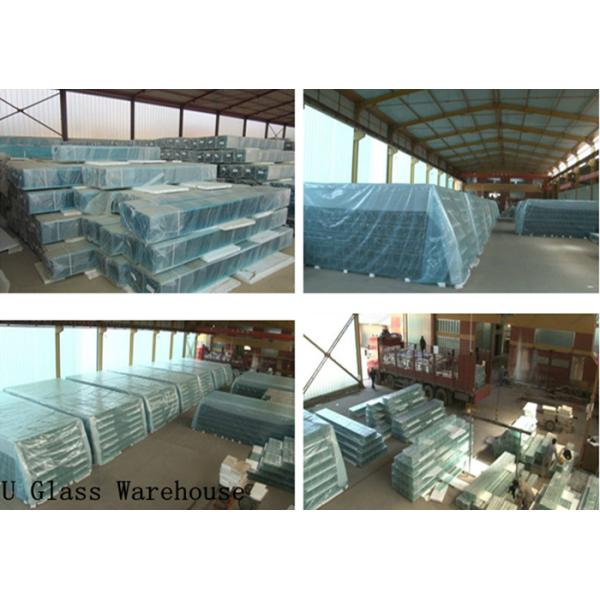 Thin Ripples U Channel Glass Facade Window Curtain Wall Glass To Glass High Strength U Profile Glass Heat Preservation U Shaped Glass