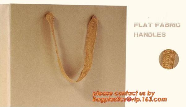 70g food grade brown kraft paper bag with customized logo printing, Pinch Bottom Paper Bag, Greaseproof Paper Bag with L
