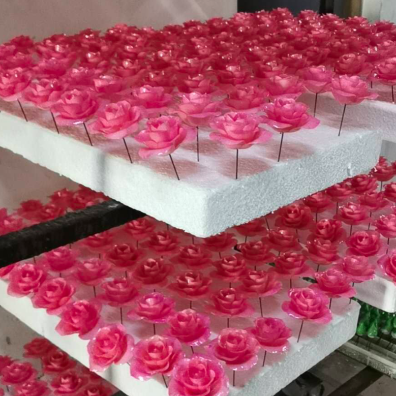 High Quality Gold Trimmed Rose Preserved Flower Beautiful Handmade Gifts for Woman