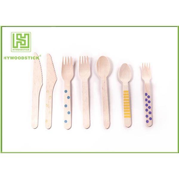 Taste Free Disposable Wooden Teaspoons Eco Friendly Disposable Tableware For Weddings