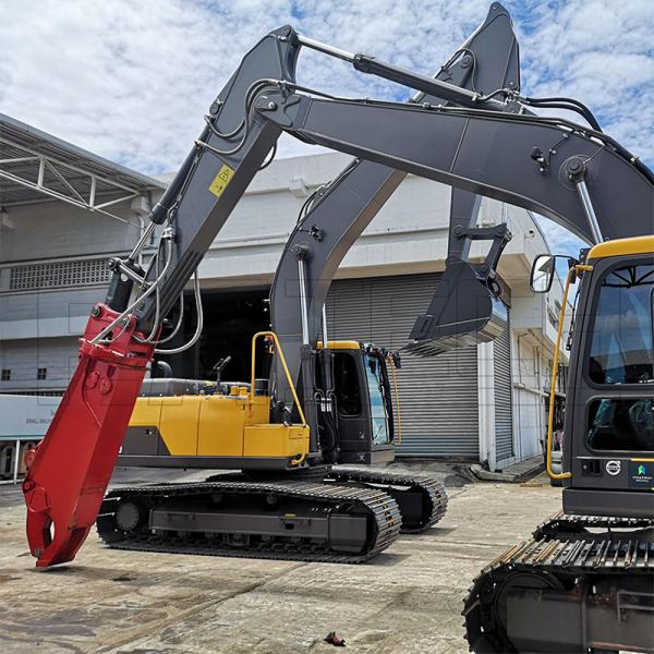 Shear Force, Excavator Shear Attachment For Steel Structure Demolition Facilities