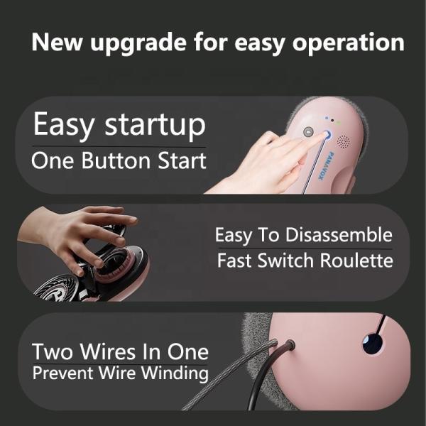 Mode de commande App de commande à distance Nettoyage de fonction Windows RO2-01 Robot Nettoyeur de fenêtre