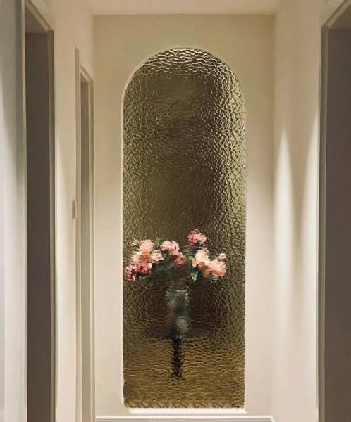Hallway Living Room Partition Glass Decoration Glass Divider For Living Room