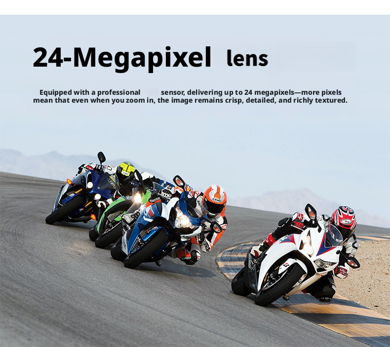 4k Panoramic Sport Camera Slow Motion Time Lapse Cycling Camera Diving Camera 4K Action Camera 170° Wide Angle Control WiFi