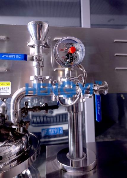 Mezclador emulsificador de vacío con elevación hidráulica de 20L para jabón líquido