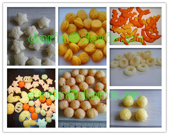Corn Puff Snacks Extruder Machine 304 Stanless Steel with CE Certification