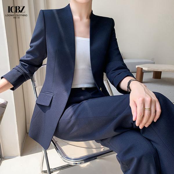 Леди офисные платья 2023 Элегантное одногрудное рабочее платье для профессиональных женщин