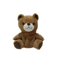 Gravação repetindo a cor educacional Teddy Bear Polyester dos brinquedos 0.17M 6.7IN Brown do luxuoso