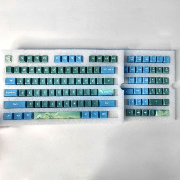 Blank PBT Dye Sublimation Keycaps Custom Printing 3D Sublimation Mechanical Keyboard Keycap