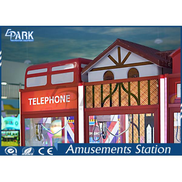 Fashion Design Toy Grabber Machine / Toy House Claw Machine Coin Operated