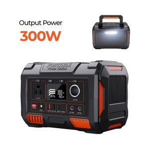 Station solaire portable de 300 W avec batterie au lithium et MPPT