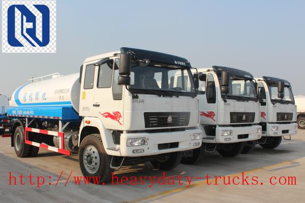 6x4 Liquid Tanker Truck , 20 Cubic Meters Watering Cart Sprinkler Truck