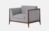 Sofá contemporâneo de Sofa Chair Luxurious Single Seater da tela ISO14001