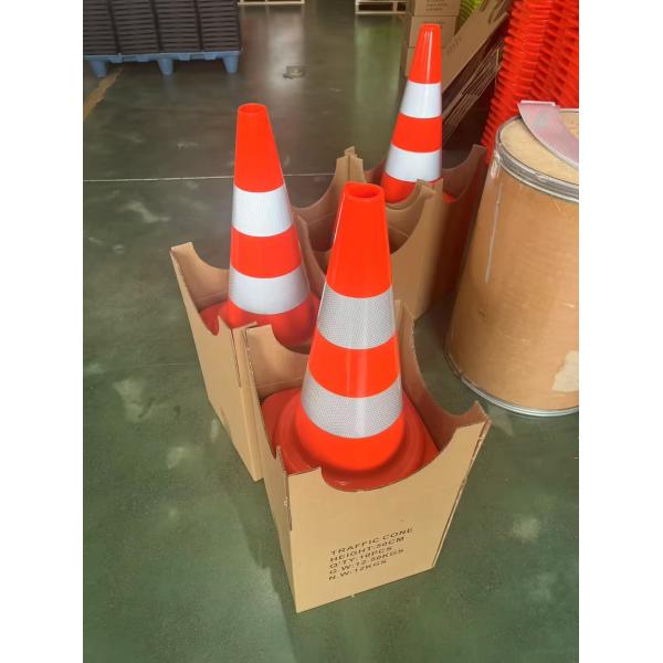 ПВХ рефлекторные конусы 50 см 20 дюймов конусы для парковки