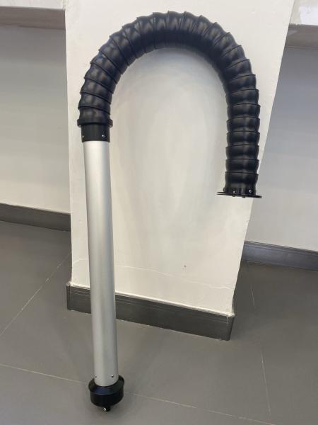 75mm Fume Extractor Accessories Black Welding Fume Extraction Hose