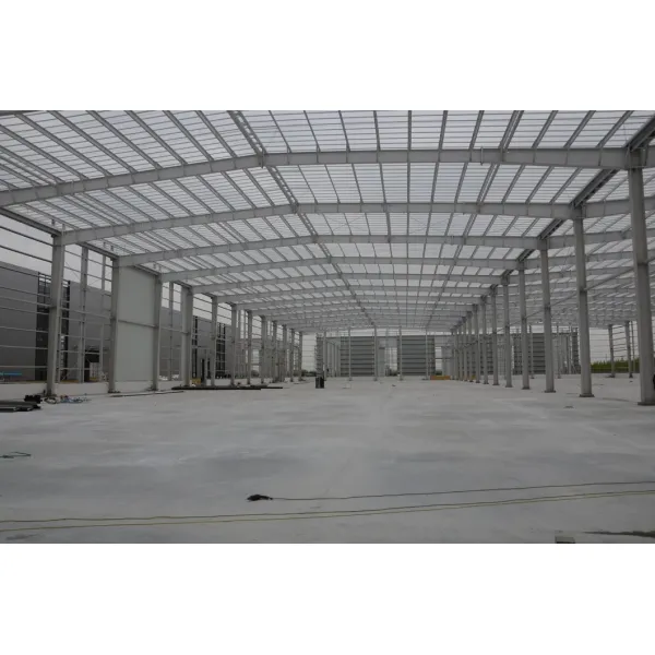 Prefabricated Steel Structure Industrial Workshop Building with CE Certificate, Customized Size, and Seismic Grade 8