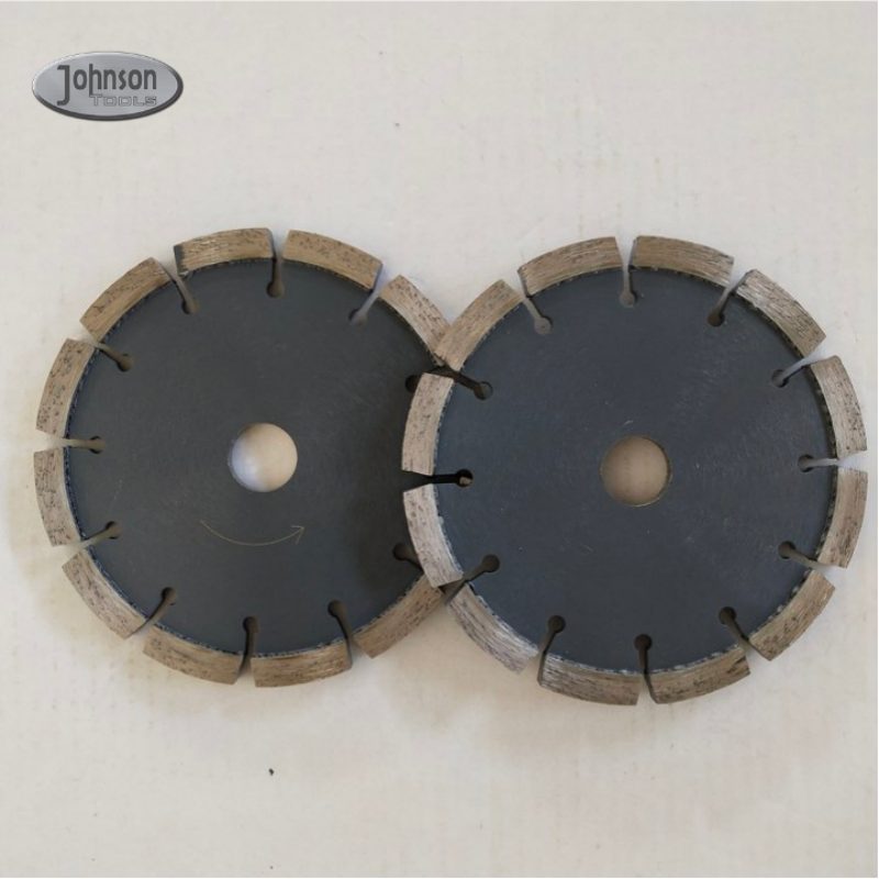 Wet / Dry Cutting 125mm Diamond Tuck Point Saw Blade For Concrete Stone Grooving