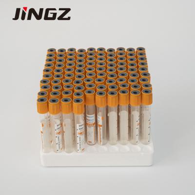 Tube 4ml de collection de prise de sang de coagulant