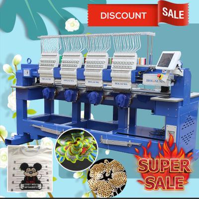 Cheaper than tajima embroidery machine price high speed multi needles 4 heads computerized embroidery machine for cap/3d
