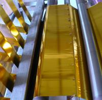 Polyester Rose Gold Film Paper Metalized Film China Red Film Glossy Paper Deep Lake Blue Aluminum Foil Ribbon