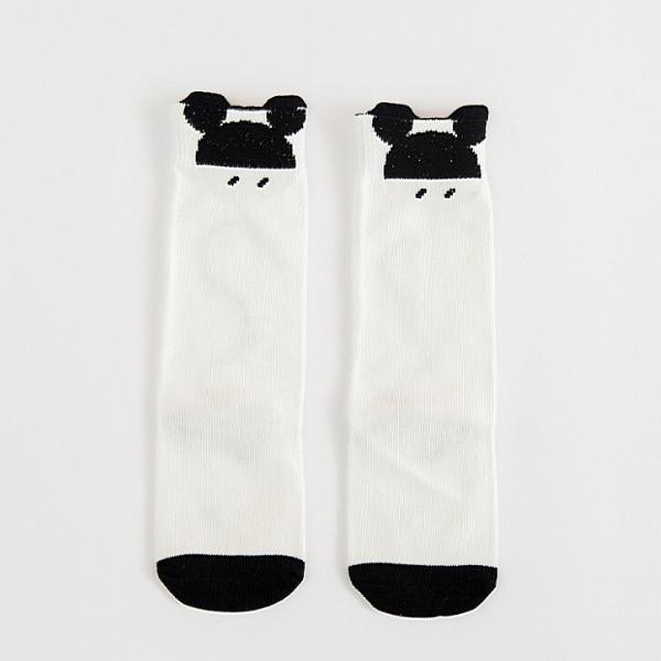 Custom logo, design sweet Baby Toddlers Kids Dot Solid Spring Autumn Soft Cartoon printing cotton socks