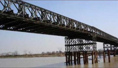 Mergulho quente galvanizado e que solda, travando, rolando, ponte de Bailey estrutural de corte