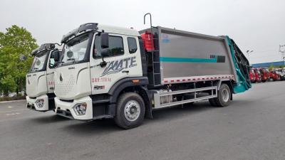 Sinotruk HOWO Compressed Garbage Truck 18cbm Refuse Collection Vehicle 260HP