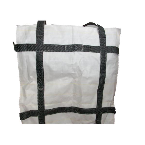 2200LBS U Panel Empty Bulk Bags , Sand / Cement / Soil Packing Jumbo Bags
