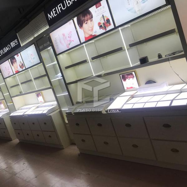 СИД T4 освещая косметический MDF шкафа дисплея 5mm магазина толстый