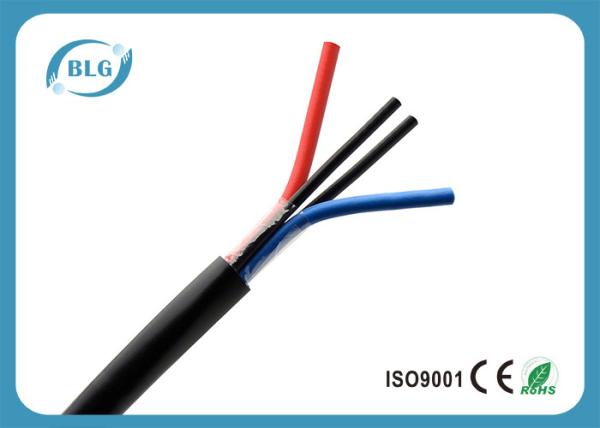 Lightweight Insulated Copper Cable , Oil Resistance Insulated Stranded Copper Wire