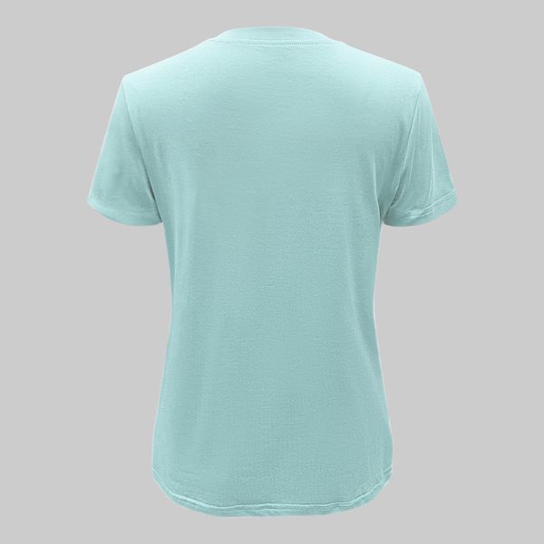 Women's Skin-Friendly Lightweight Eco-Friendly Cotton T-Shirt Casual Round Neck Short Sleeve Shirt