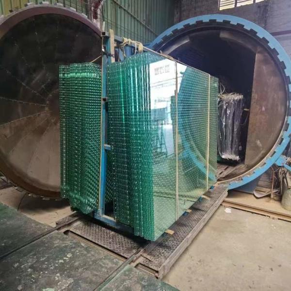 10.76mm-84mm Toughened Flat Curved Clear Laminated Decorative Building Glass