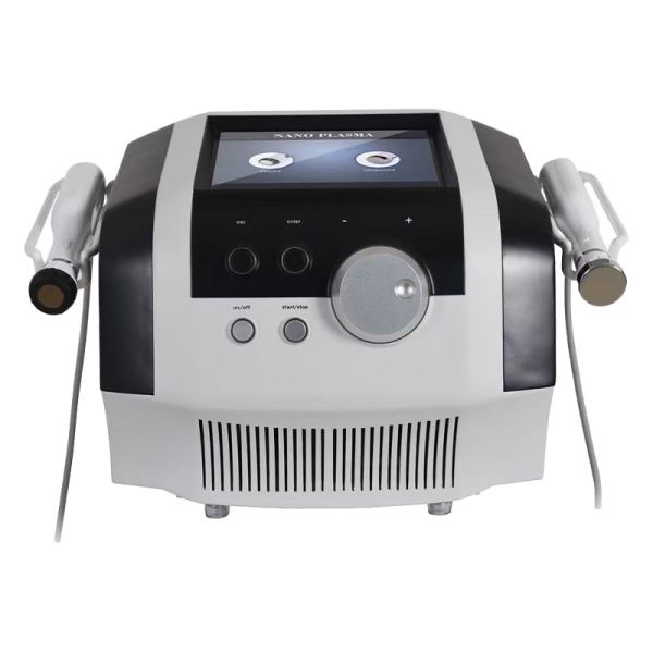 Non Invasive 2 Handles Anti Aging Ance Removal Ultrasonic Ceramic Space Plasma Machine