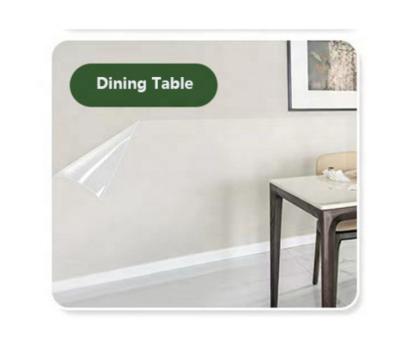 Film de protection murale statique transparent, imperméable à l'eau, résistant à l'humidité et aux rayures, adsorption sans colle Épaisseur 0,16 mm-0,18 mm
