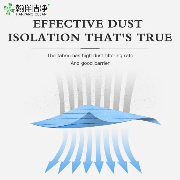 HANYANG CLEAN ESD Vêtements de travail 10e6-10e9 Ω Anti statique Unisexe lavable
