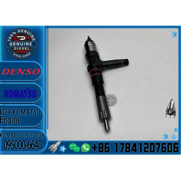 Оригинальный новый дизельный впрыскчик топлива 095000-6640 6251-11-3200 6251-11-3201 для двигателя KOMATSU SAA6D125E-5C/5D