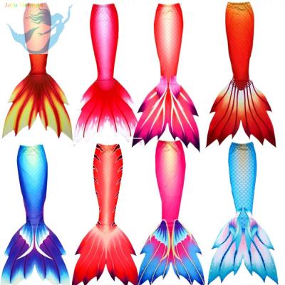 Breathable Ladies Mermaid Tail Graceful Flower Shaped Fin High Elasticity Fabric Mermaid Tail Beach dress