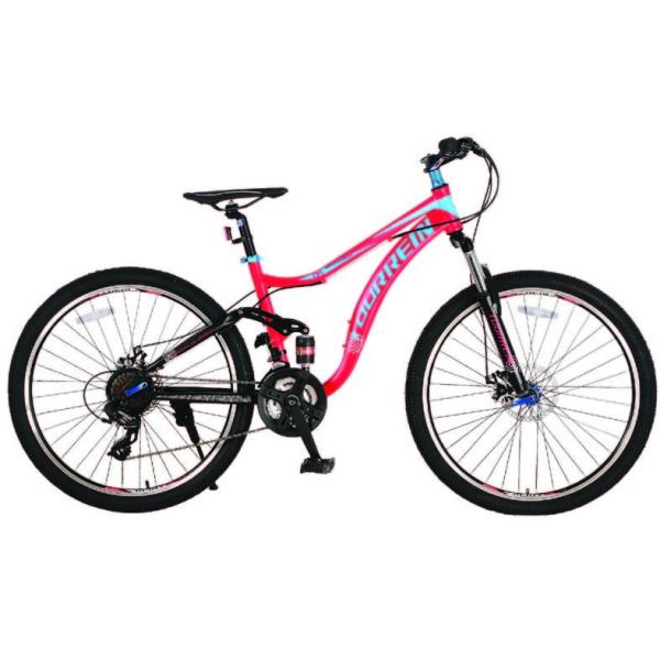 Tianjin manufacturer 24 inch aluminium alloy dual suspension mountain bike/bIcycle/bicicle with Shimano 21 speed
