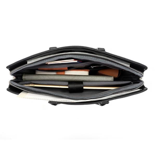 Men's Briefcase For Business Leather Computer Office Bag Laptop Bag BRB05